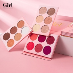 Who's That Girl 18 Colors Powder Blush Highlight Mix Palette