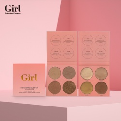 Who's That Girl 4 Colors Highlight Palette