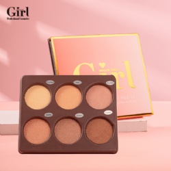 Who's That Girl 6 Colors Highlight Palette