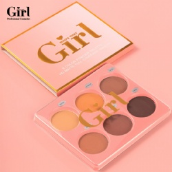 Who's That Girl 6 Colors Powder Palette