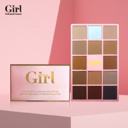 Who's That Girl Bronzer 14 Colors Contour Palette